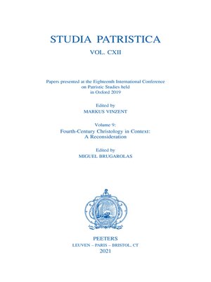 cover image of Studia Patristica. Volume CXII--Papers presented at the Eighteenth International Conference on Patristic Studies held in Oxford 2019